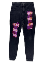 Load image into Gallery viewer, Patched Jeans Black - 29R
