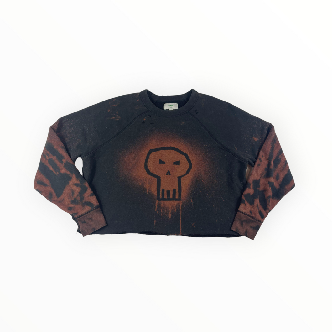 Skull Cropped Crew - S