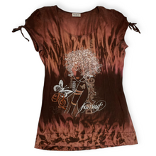 Load image into Gallery viewer, Dancing Queen Bleach Dye T-Shirt- M
