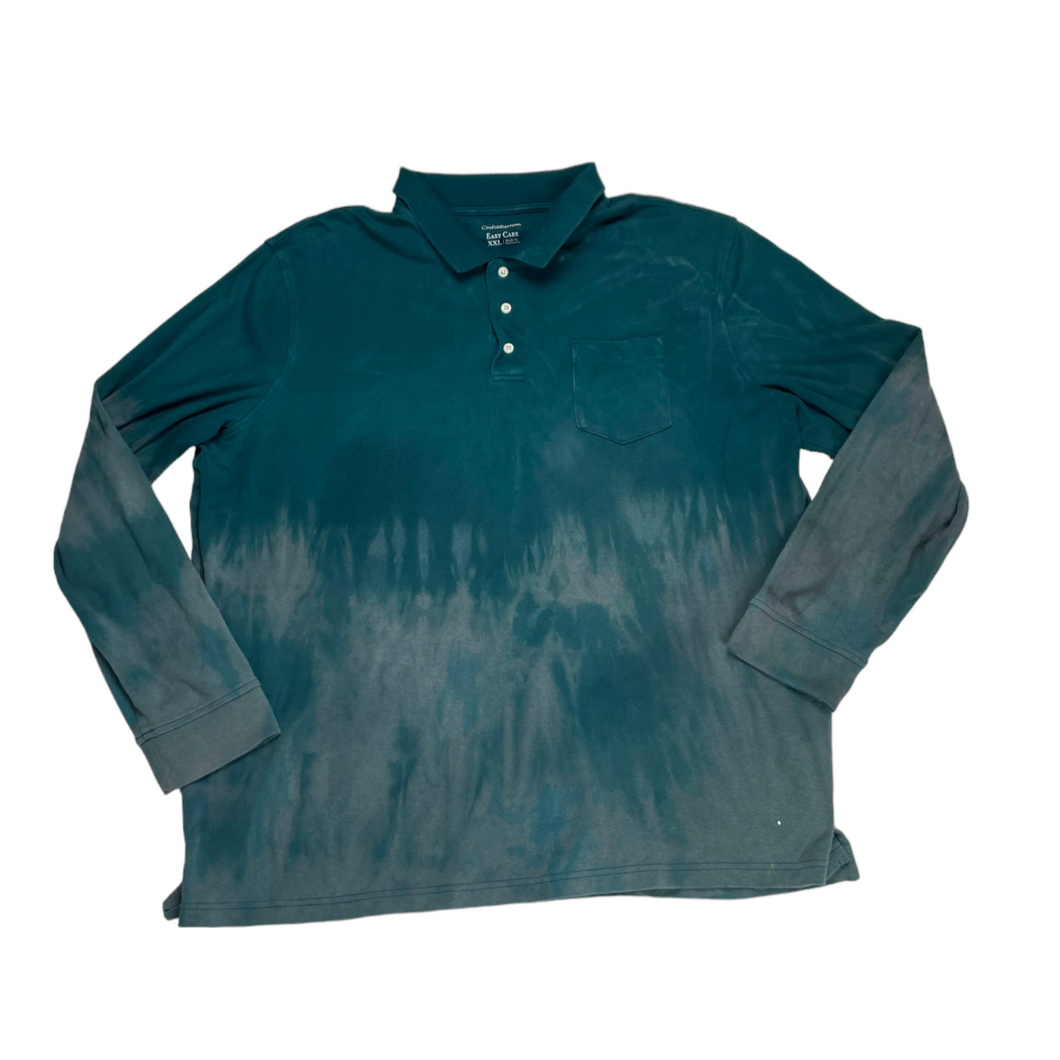 Ocean Dipped Polo Long Sleeve - 2XL