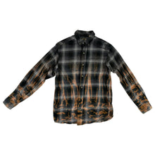 Load image into Gallery viewer, Rise From the Ashes Bleach Dye Flannel - S
