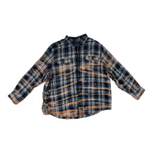 Load image into Gallery viewer, Ribcage Bleach Dye Flannel - 3XL
