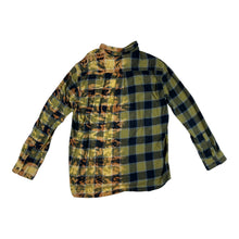 Load image into Gallery viewer, Slow Burn Bleach Dye Flannel - 2XL
