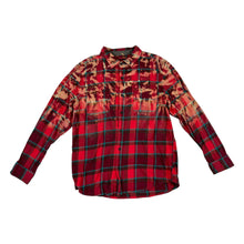 Load image into Gallery viewer, Fire On The Mountain Bleach Dye Flannel - XL
