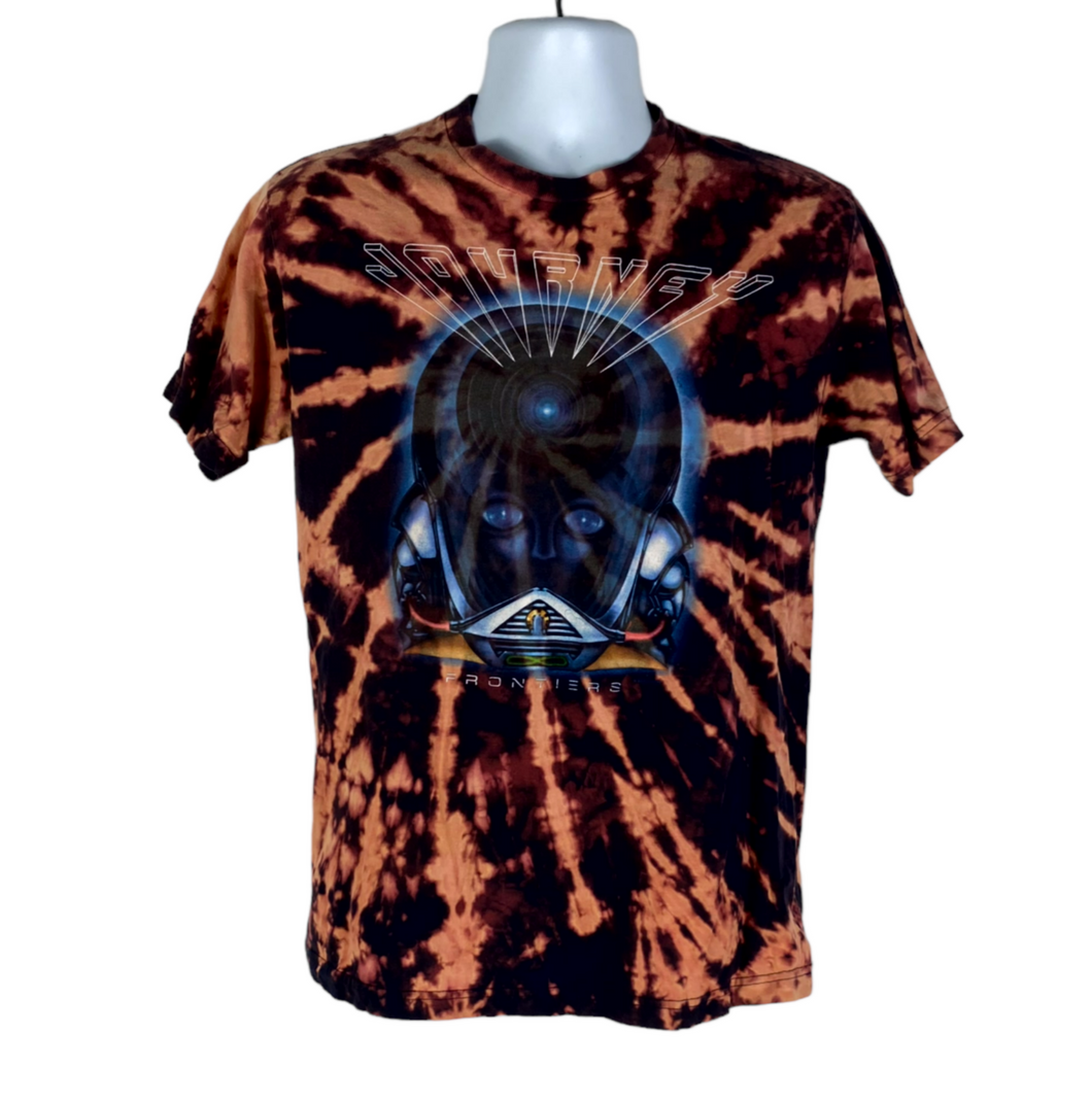 Band Bleach Dye T-Shirt - L