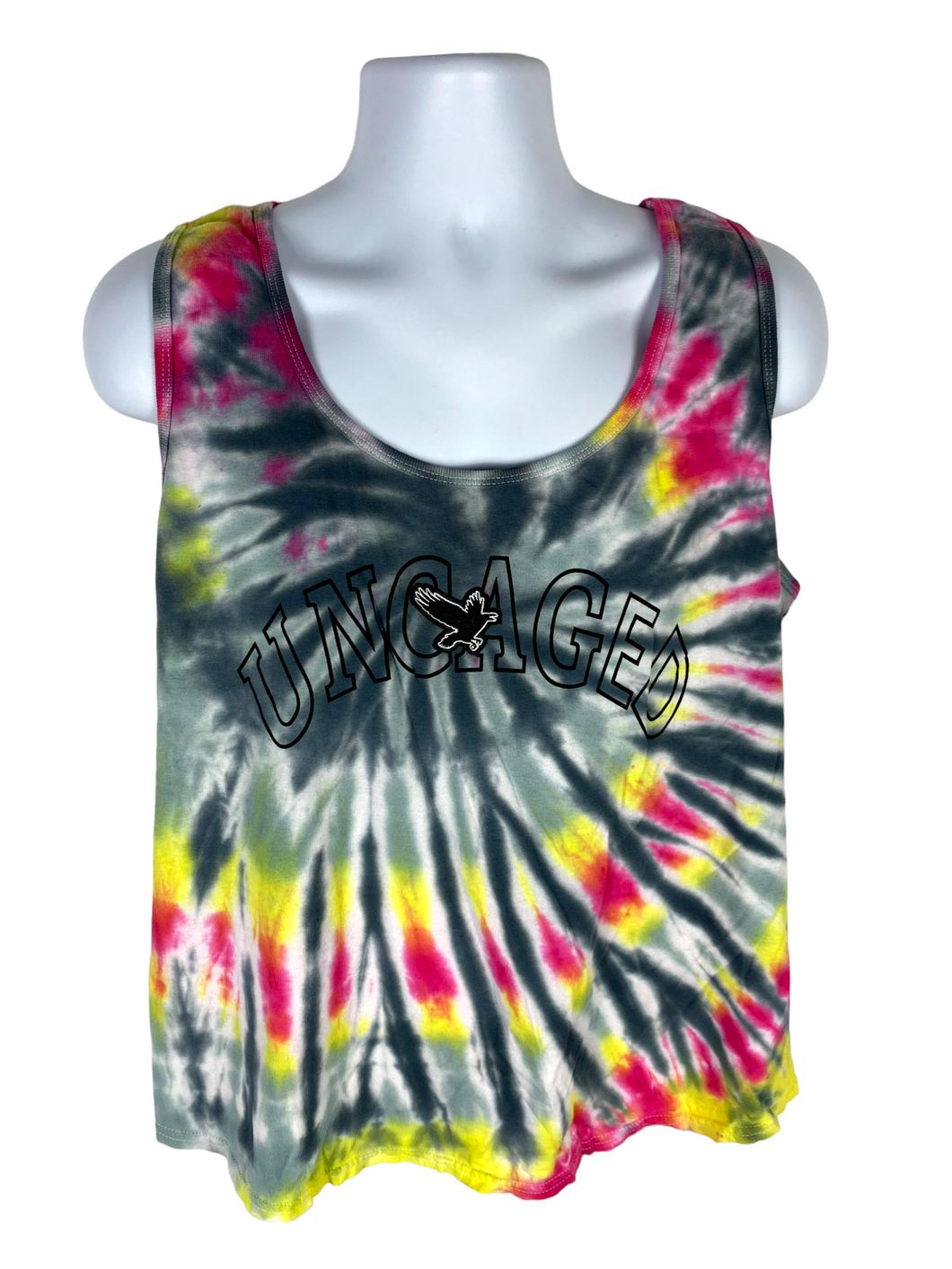 Uncaged Rasta Women's Spiral Tank Top - 2XL