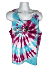 Load image into Gallery viewer, Uncaged Purple &amp; Blue Spiral Tank Top - L
