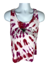 Load image into Gallery viewer, Uncaged Red &amp;  Magenta Women&#39;s Spiral Tank Top - M
