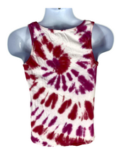 Load image into Gallery viewer, Uncaged Red &amp;  Magenta Women&#39;s Spiral Tank Top - M
