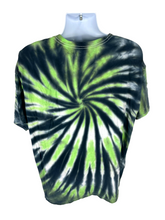 Load image into Gallery viewer, Uncaged Green &amp; Black Spiral T-Shirt - 2XL
