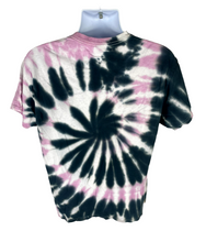 Load image into Gallery viewer, Uncaged Black &amp; Pink Spiral T-Shirt - L
