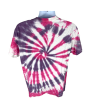 Load image into Gallery viewer, Uncaged Purple &amp; Pink Spiral T-Shirt - L
