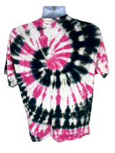 Load image into Gallery viewer, Uncaged Pink &amp; Black Spiral T-Shirt - XL
