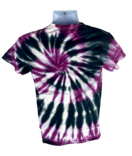 Load image into Gallery viewer, Uncaged Purple &amp; Black Spiral T-Shirt - S
