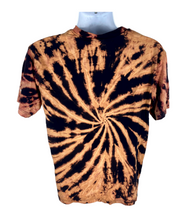 Load image into Gallery viewer, Football Spiral Bleach Dye Tee - XL
