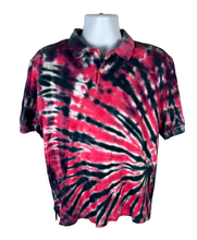 Load image into Gallery viewer, Pink &amp; Black Side Spiral Polo - L
