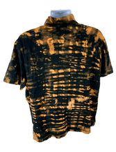 Load image into Gallery viewer, Bleach Dye Horizontal Striped Polo - XL
