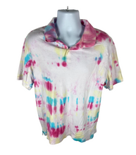 Load image into Gallery viewer, Disco Party Tie-Dye Polo - XL
