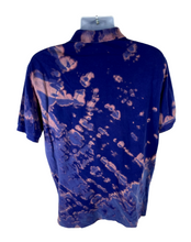Load image into Gallery viewer, Blue Graffiti Dye Polo -XL
