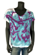 Load image into Gallery viewer, Blue &amp; Purple Graffiti T-Shirt - 2XL (22/24)
