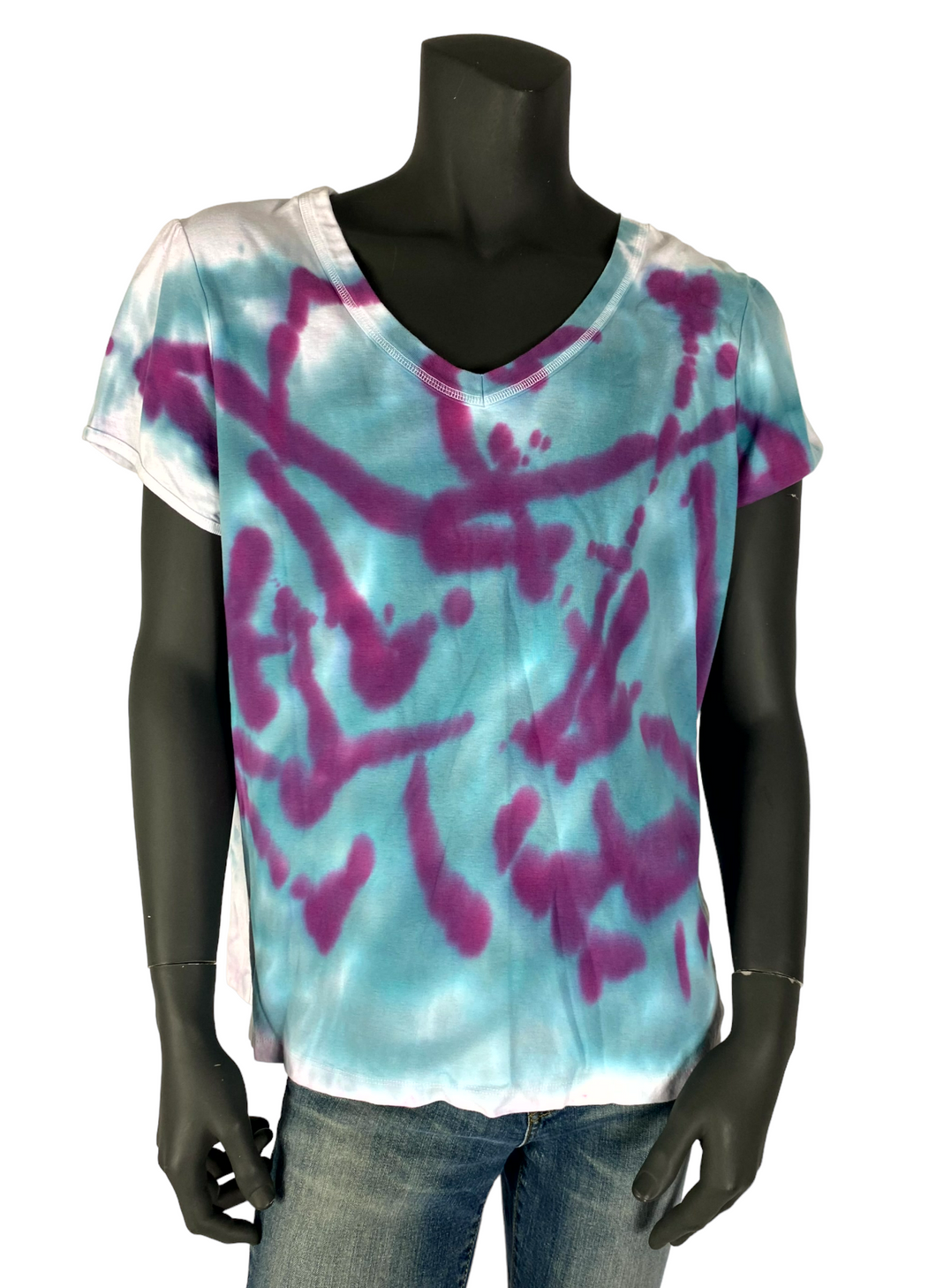 Blue & Purple Graffiti T-Shirt - 2XL (22/24)