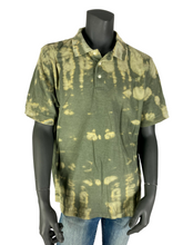 Load image into Gallery viewer, Breathe Green Bleach Dyed Polo - XL
