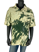 Load image into Gallery viewer, Green Grass Bleach Dye Polo -2XL
