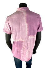 Load image into Gallery viewer, Pink Blocks Short Sleeve Polo - L
