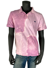 Load image into Gallery viewer, Pink Blocks Short Sleeve Polo - L
