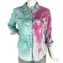 Load image into Gallery viewer, Cotton Candy Long Sleeve Button Down- S/M

