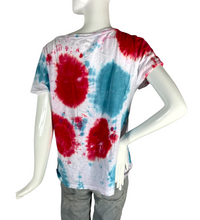 Load image into Gallery viewer, American Flag Spot Dyed T-Shirt- L
