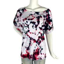 Load image into Gallery viewer, Black &amp; Red Splatter Tee - 2XL (22/24)
