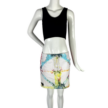 Load image into Gallery viewer, Modern Art Denim Skirt - 8
