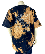 Load image into Gallery viewer, ASL ABC  Bleach Dyed Kids T-Shirt - L (12/14)
