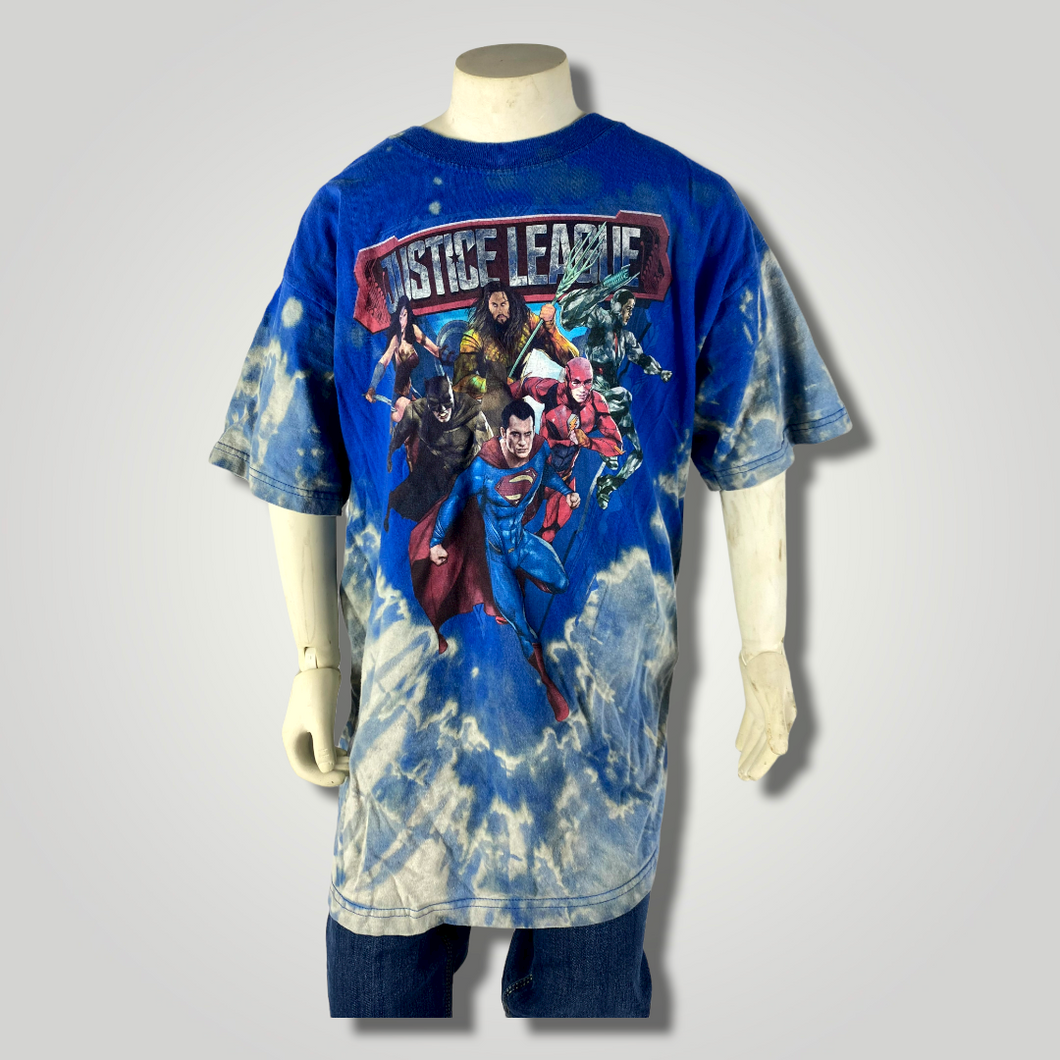 Superhero Bleach Dye Kids T-Shirt - L (14/16)