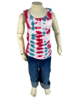 Load image into Gallery viewer, American Tie-Dye Girls Tank Top - M (10/12)

