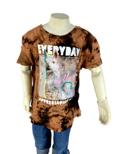 Load image into Gallery viewer, Llama Bleach Dyed Kids T-Shirt - M (8)
