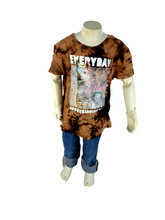 Load image into Gallery viewer, Llama Bleach Dyed Kids T-Shirt - M (8)
