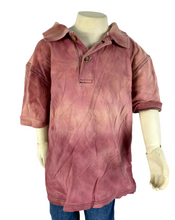 Load image into Gallery viewer, Autumn Skies Kids Bleach Dye Polo - M (7/8)
