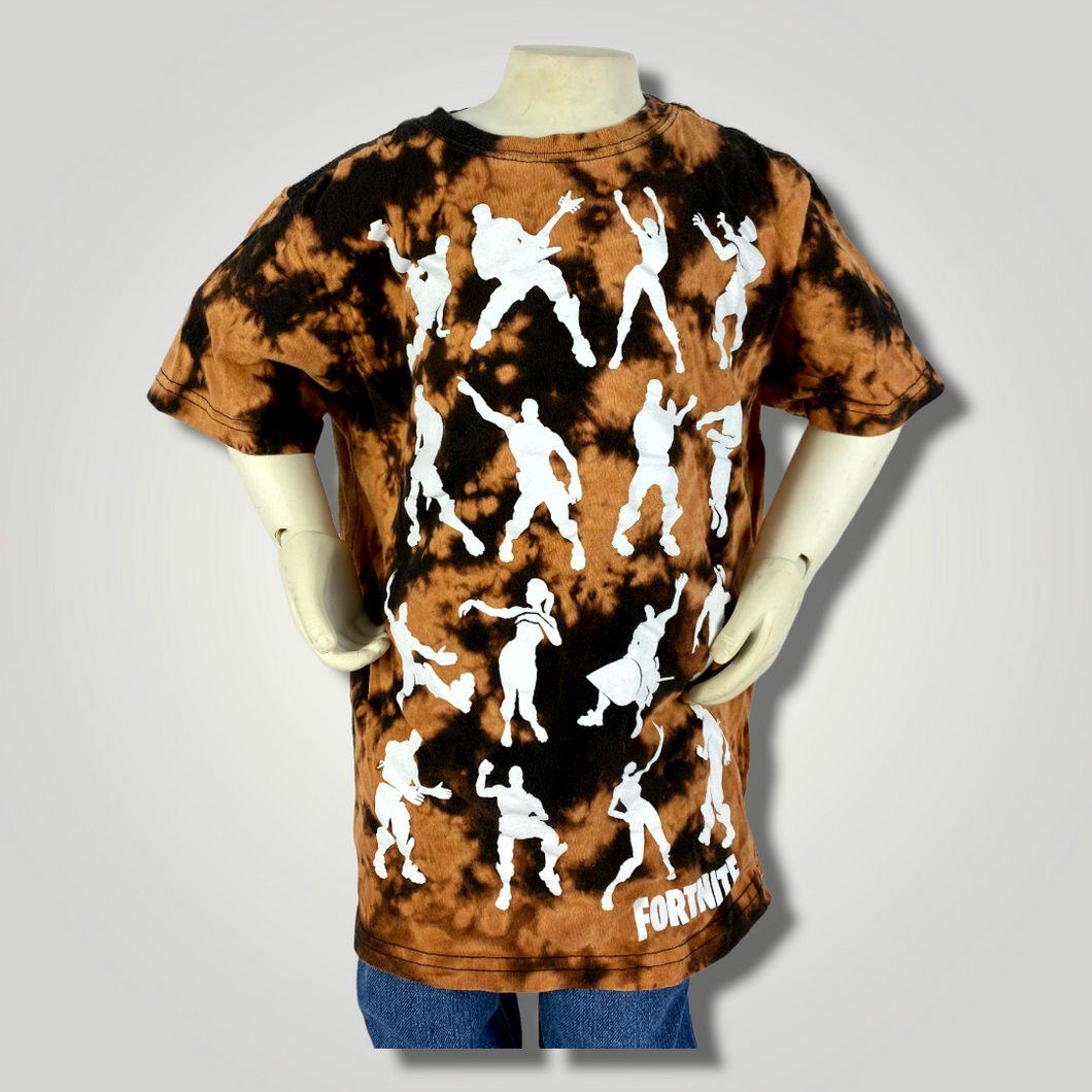 Video Game Bleach Dye Kids T-Shirt -M (7/8)