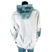 Load image into Gallery viewer, Black &amp; Blue Minimal Tie Dye Sweatshirt - 2XL
