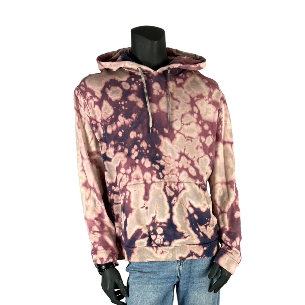 Bleach Dye Crumple Sweatshirt - 3XL