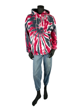 Load image into Gallery viewer, Red, Black &amp; White Spiral Sweatshirt - 2XL
