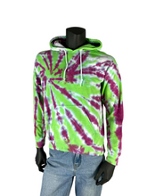 Load image into Gallery viewer, Green &amp; Purple Spiral Sweatshirt - S
