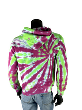 Load image into Gallery viewer, Green &amp; Purple Spiral Sweatshirt - S
