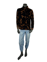 Load image into Gallery viewer, Bleach Dye Quarter Zip Sweater -L
