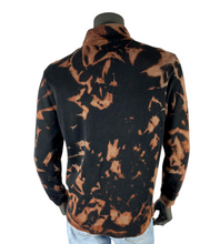 Load image into Gallery viewer, Bleach Dye Quarter Zip Sweater -L
