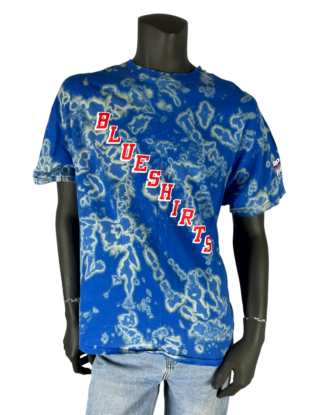 Hockey Bleach Dye T-Shirt -XL