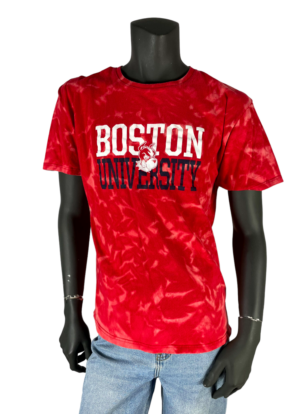 University Bleach Dyed Shirt- L