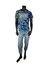 Load image into Gallery viewer, Baseball Bleach Dye T-Shirt - L
